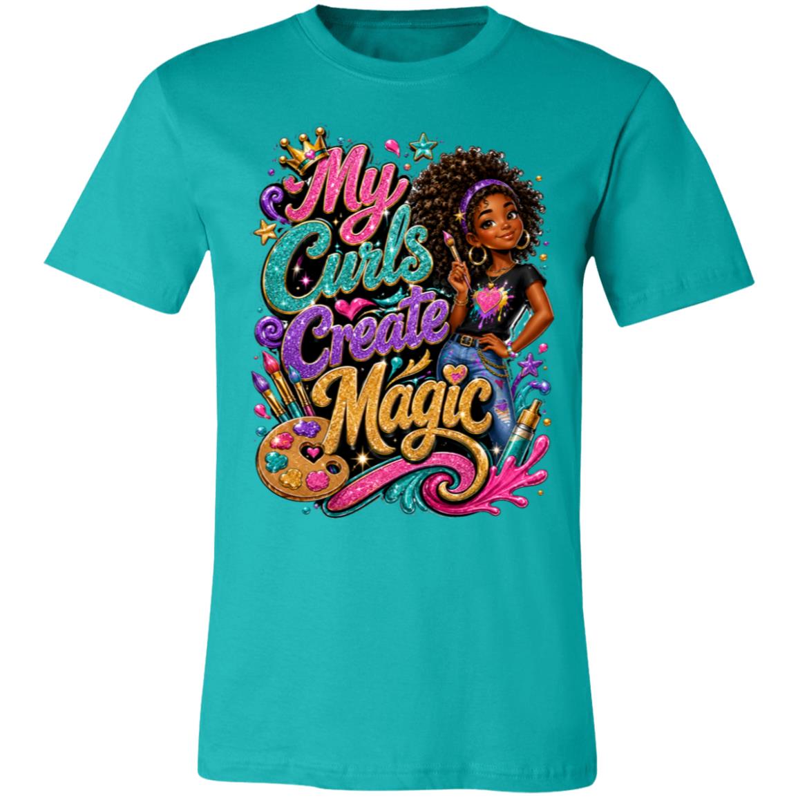 Artist career tee for girls Ages 13-16 with natural hair pride by Riley's Way