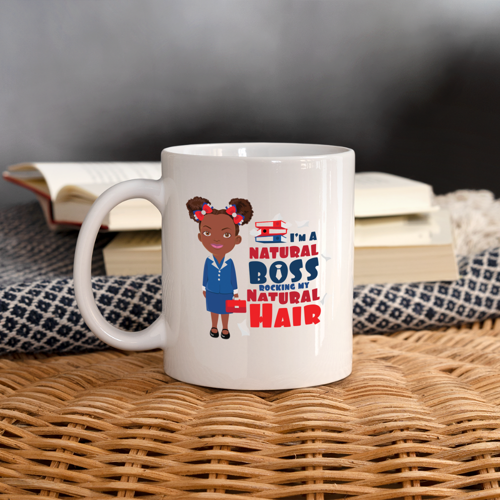 Natural Boss Mug - white