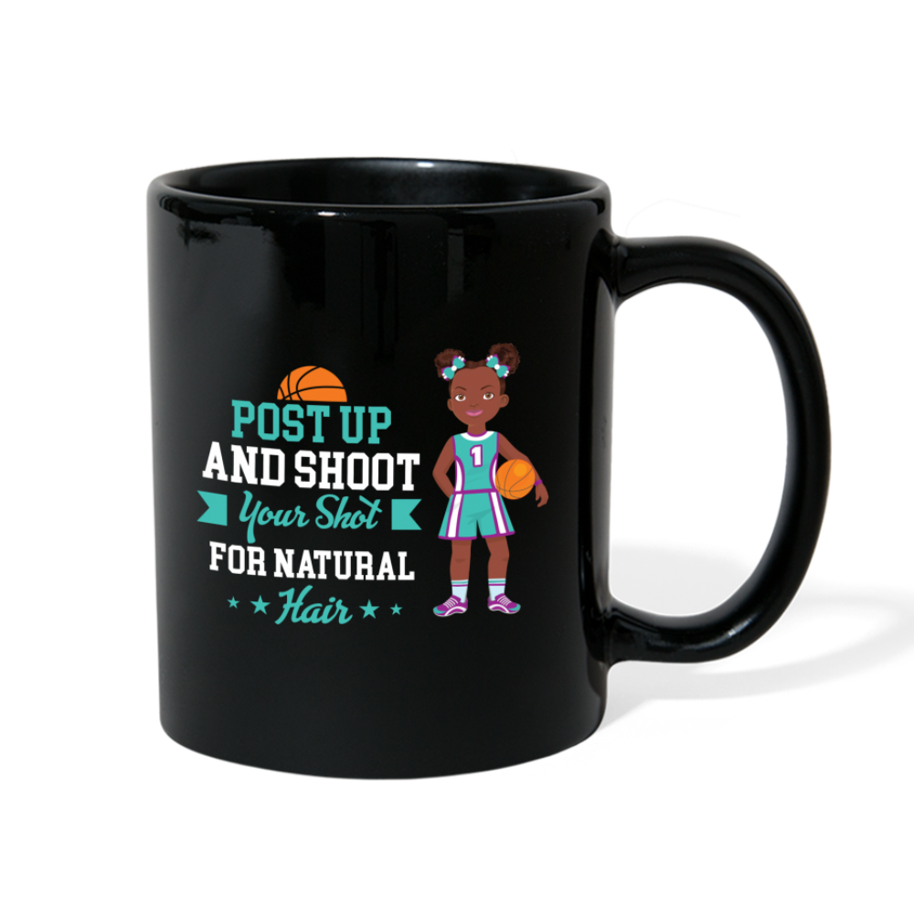 Girls Basketball Full Color Mug - black