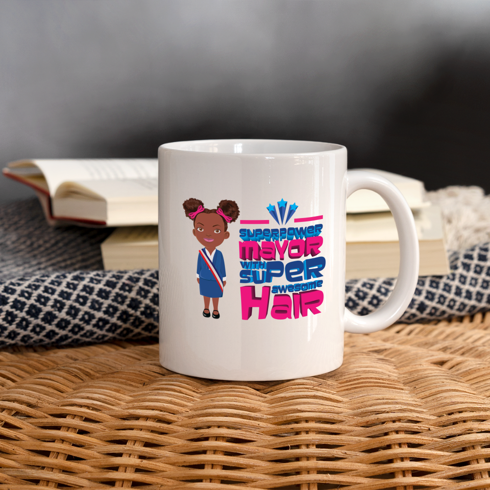 Superpower Mayor Mug - white