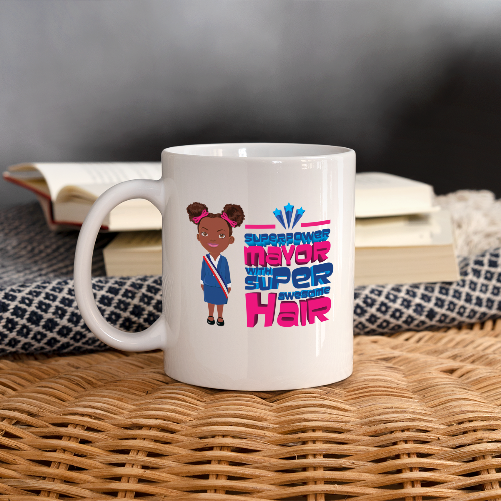 Superpower Mayor Mug - white