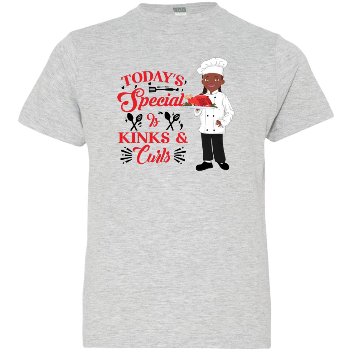 Girls Chef Youth Jersey T-Shirt