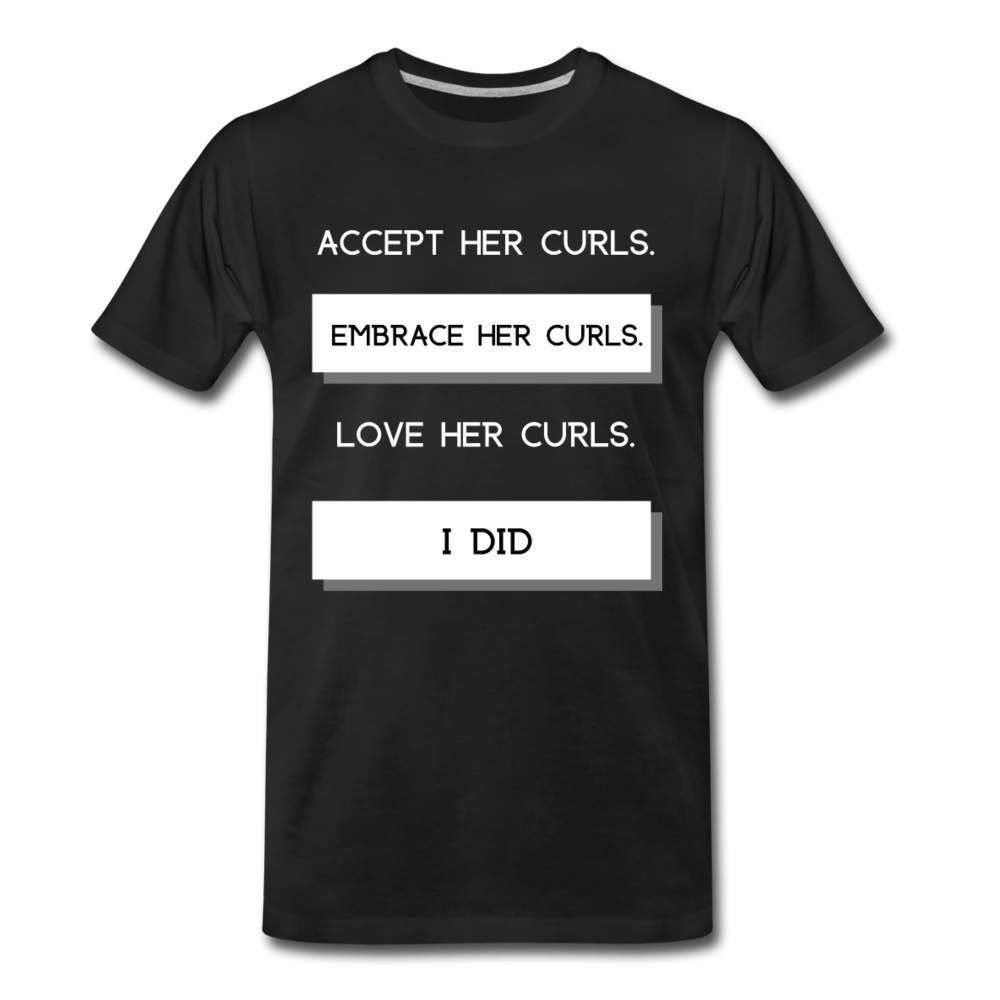 Accept Her Curls Men's T-Shirt-Riley's Way-Men,Men's T shirts,Shop,T-Shirts