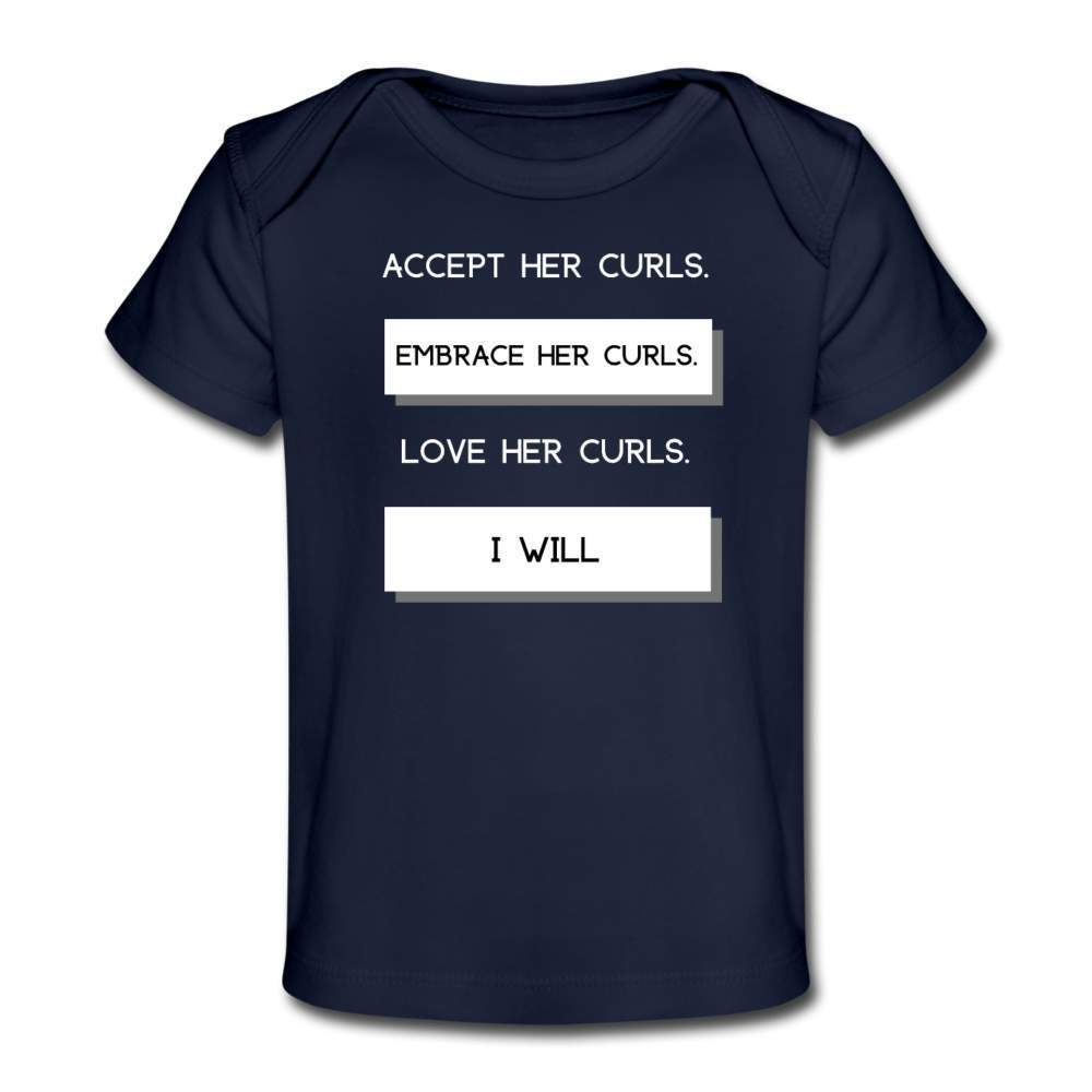 Accept Her Curls Organic Boy T-Shirt-Riley's Way-Boy Infants,Shop,T-Shirts