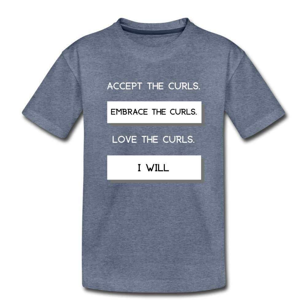 Accept The Curls Girls Toddler T-Shirt-Riley's Way-Girls - Toddlers,Girls Clothes,Shop,T-Shirts,Toddler Tees,Toddlers