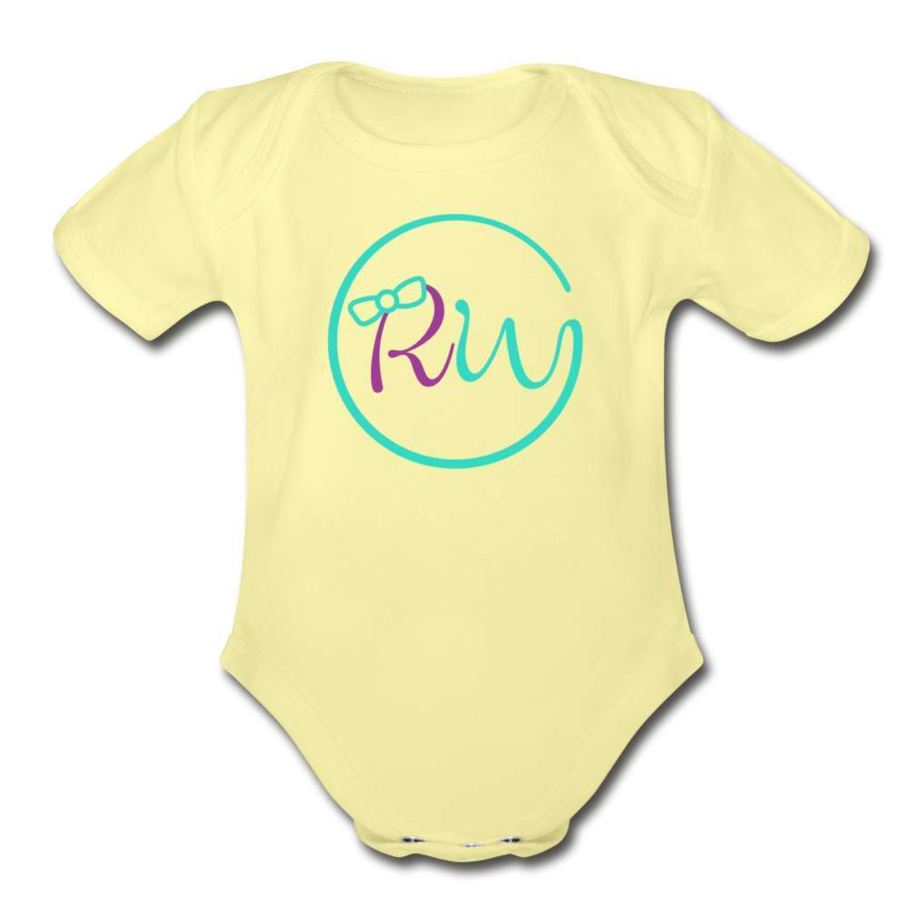 Signature Logo Organic Baby Onesie-Riley's Way-Baby Girls,Girls Clothes,infant,Infants,Shop