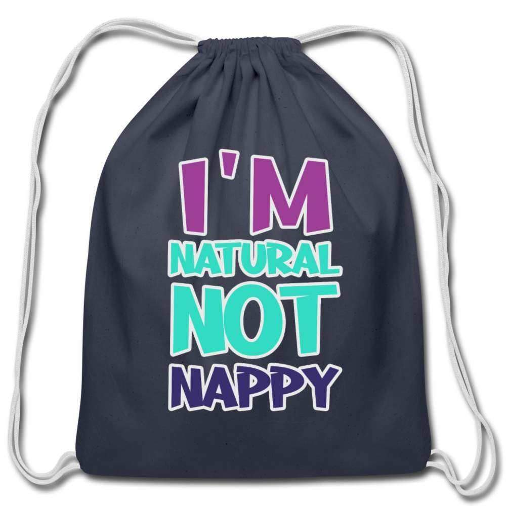 I'm Not Nappy Cotton Drawstring Bag-SPOD-Accessories,Bags,Bags & Backpacks,New Arrivals,Not Nappy,Shop,SPOD