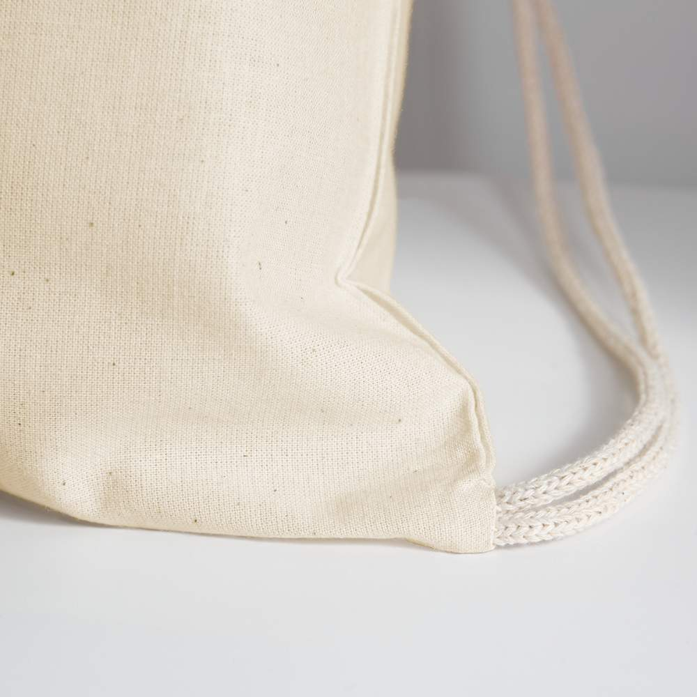 Veterinarian Cotton Drawstring Bag - natural