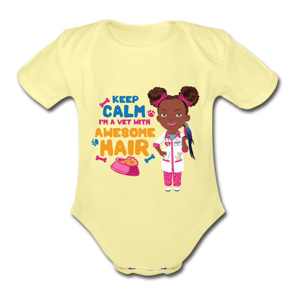 Veterinarian Organic Short Sleeve Baby Bodysuit-SPOD-Infants,Shop,SPOD,Veterinarian Keep Calm