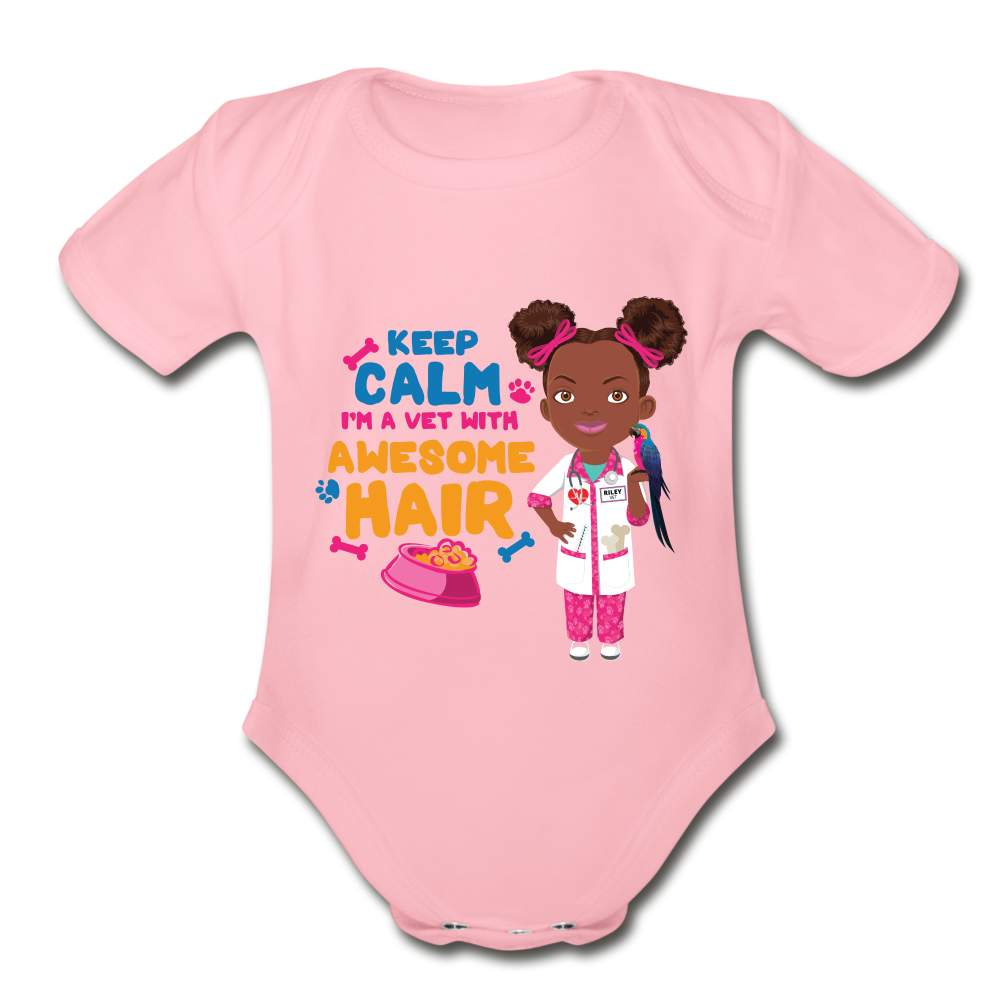 Veterinarian Organic Short Sleeve Baby Bodysuit-SPOD-Infants,Shop,SPOD,Veterinarian Keep Calm