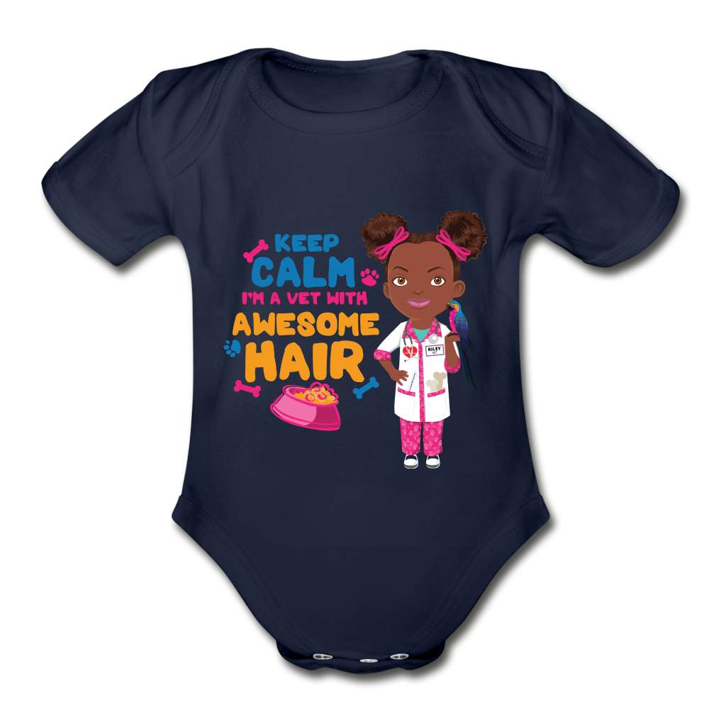 Veterinarian Organic Short Sleeve Baby Bodysuit-SPOD-Infants,Shop,SPOD,Veterinarian Keep Calm