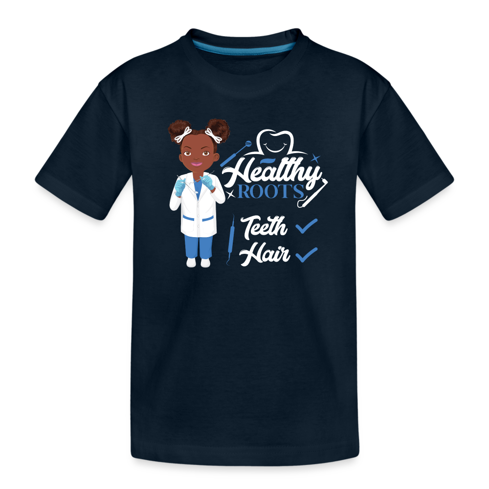 Dentist Toddler Premium Organic T-Shirt - deep navy