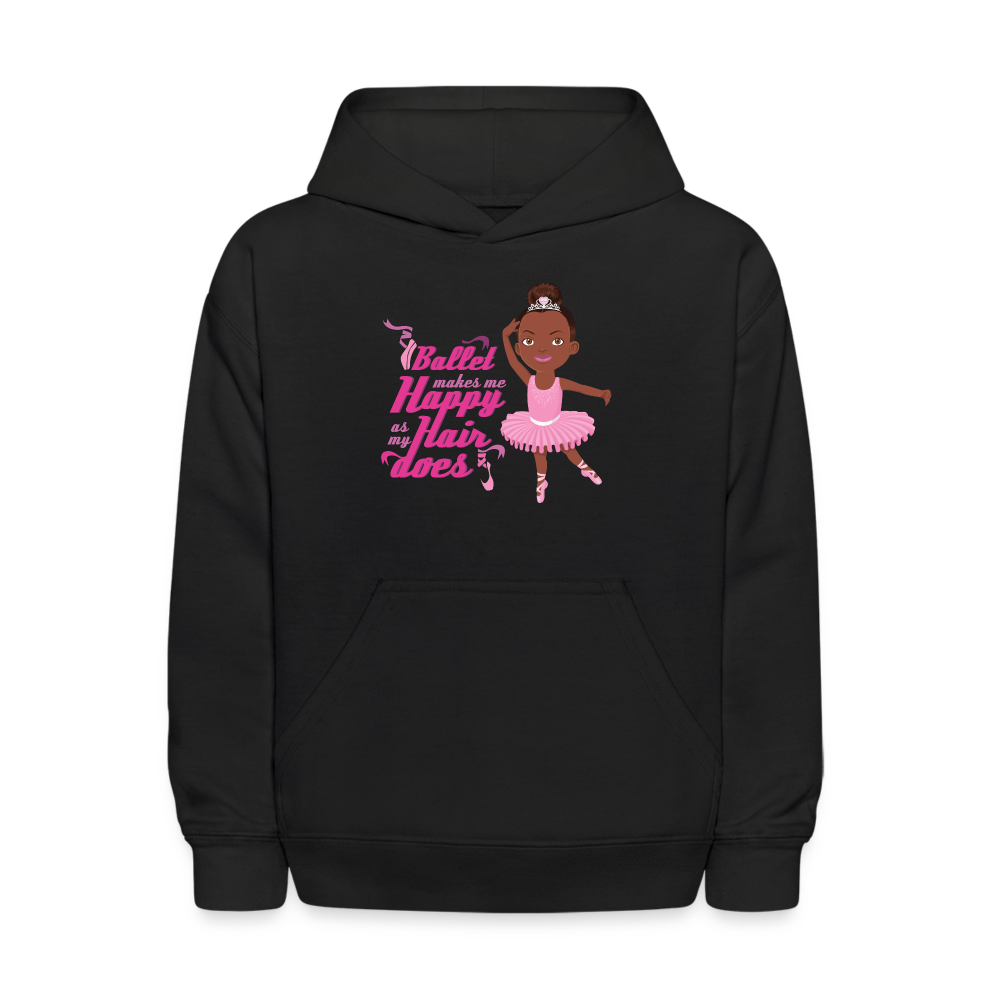 Ballerina Kids' Hoodie - black