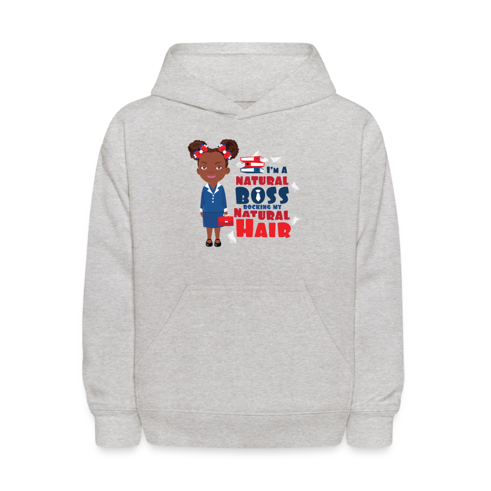 Boss Kids' Hoodie - heather gray