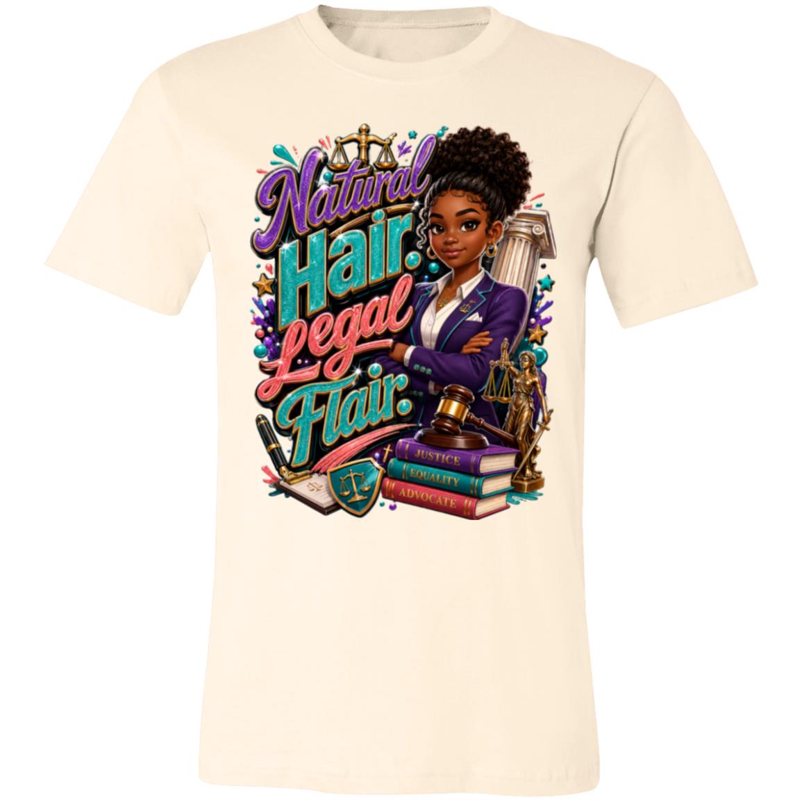 Lawyer career tee for girls Ages 13-16 with natural hair pride by Riley's Way