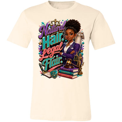 Lawyer career tee for girls Ages 13-16 with natural hair pride by Riley's Way