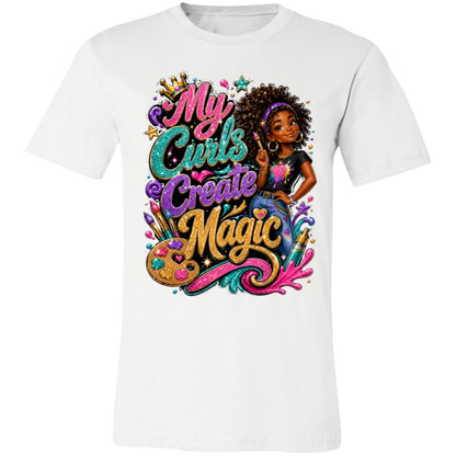 Artist career tee for girls Ages 13-16 with natural hair pride by Riley's Way
