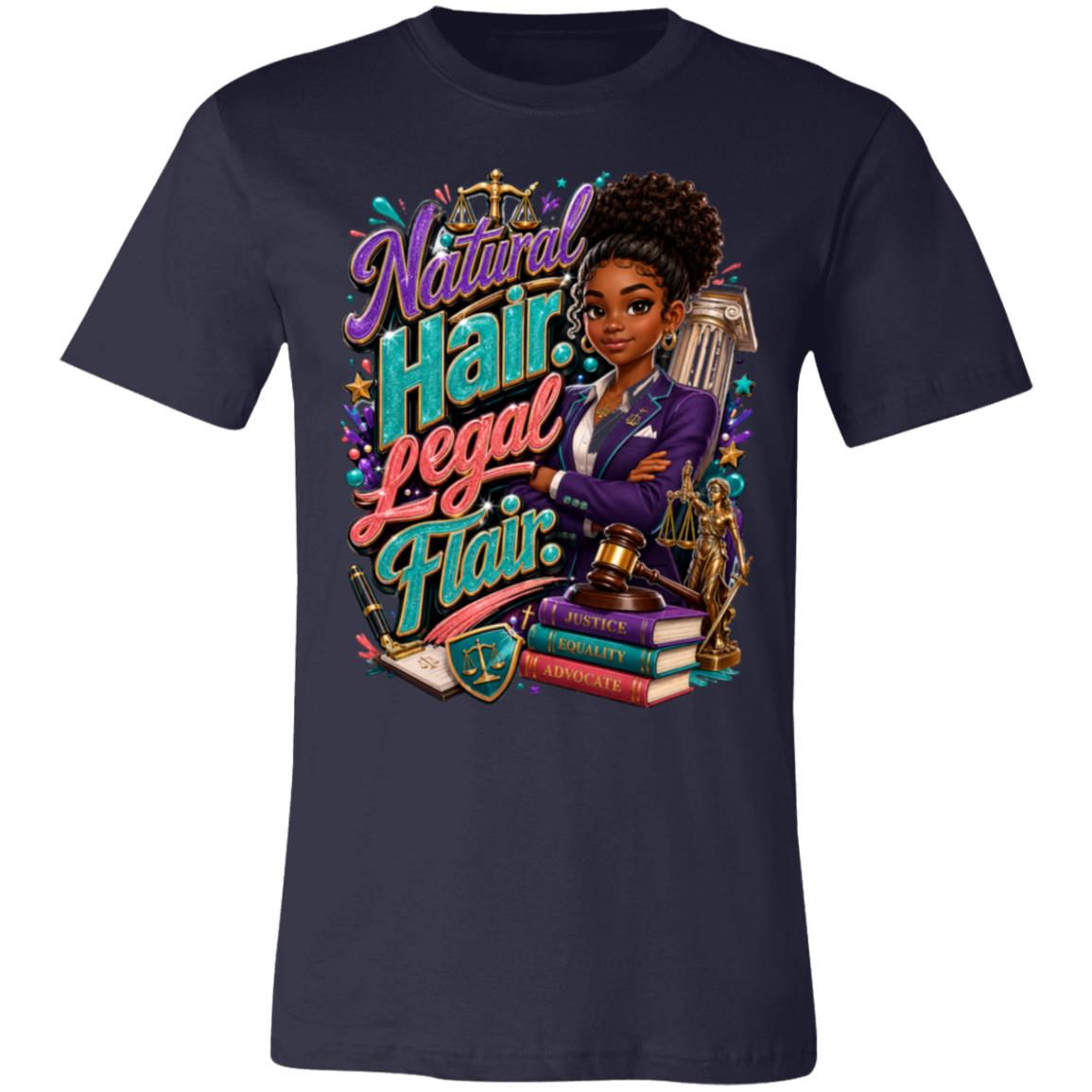 Lawyer career tee for girls Ages 13-16 with natural hair pride by Riley's Way