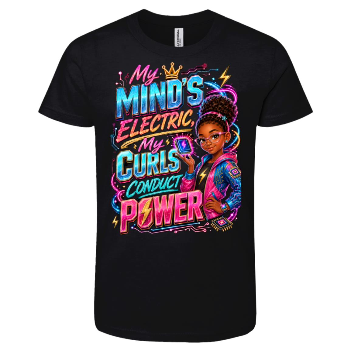 Engineer career tee for girls Ages 10-12 with natural hair pride by Riley's Way