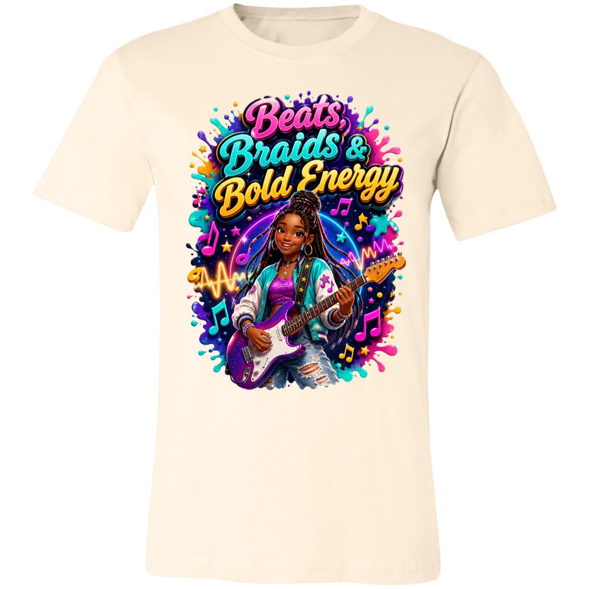 Musician/Singer career tee for girls Ages 13-16 with natural hair pride by Riley's Way