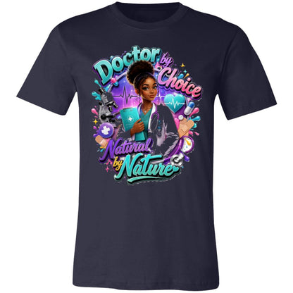 Doctor career tee for girls Ages 13-16 with natural hair pride by Riley's Way
