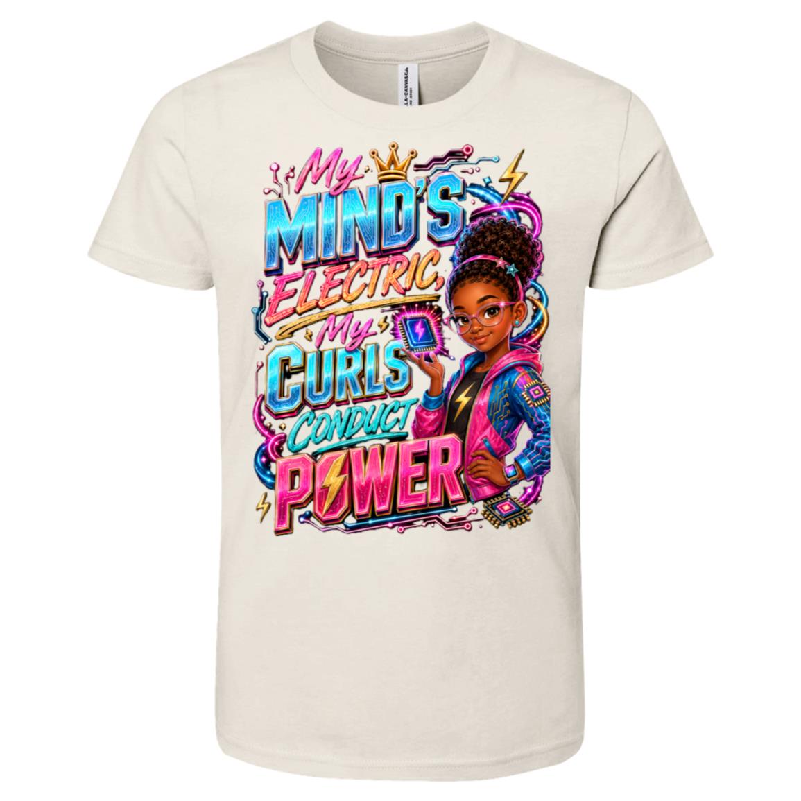 Engineer career tee for girls Ages 10-12 with natural hair pride by Riley's Way