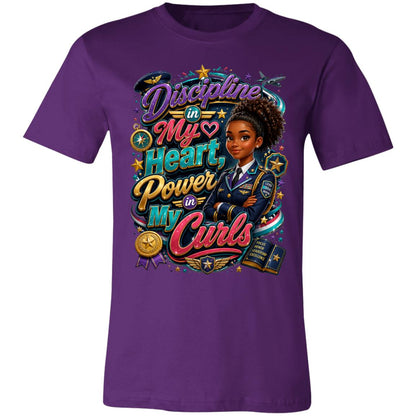 Army career tee for girls Ages 13-16 with natural hair pride by Riley's Way