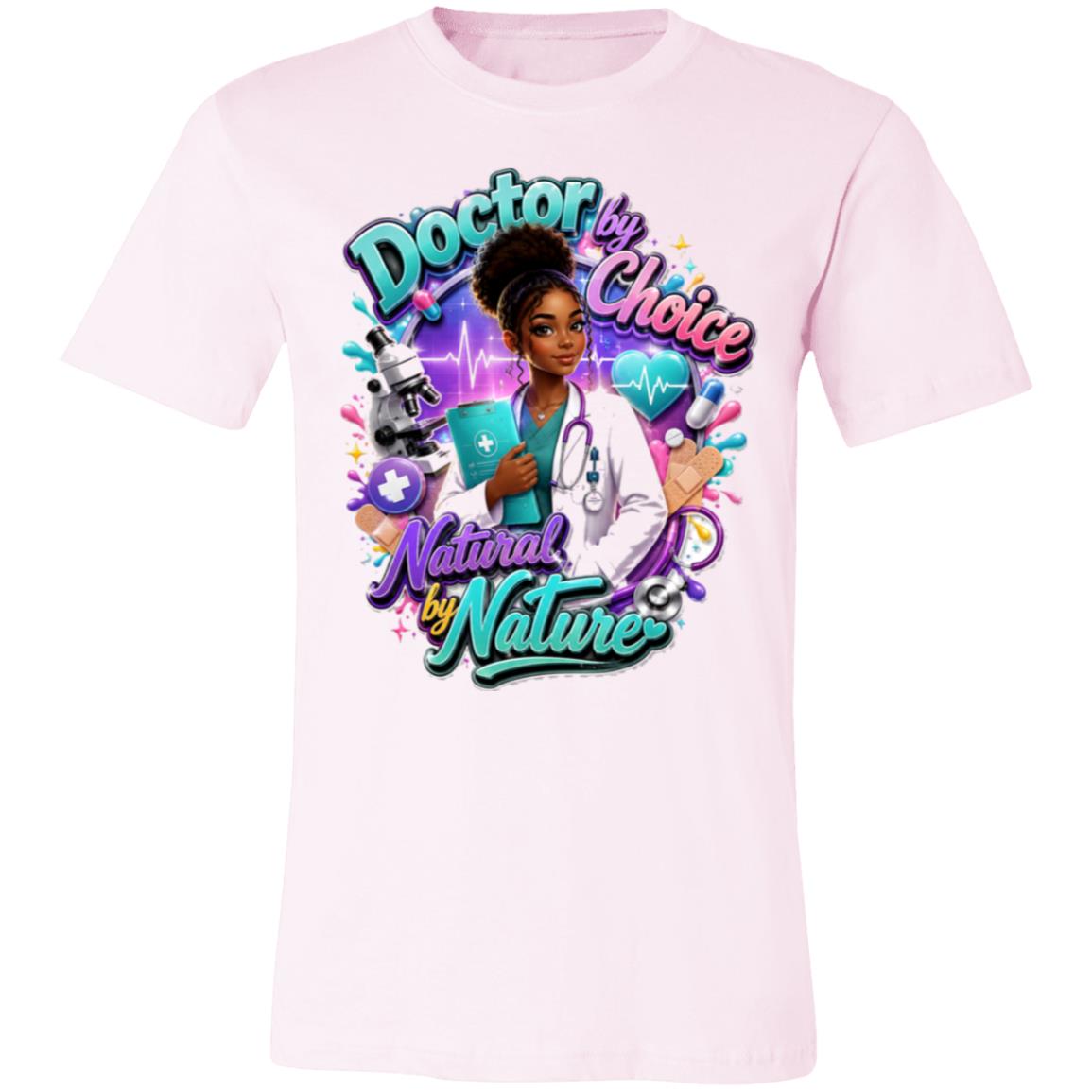 Doctor career tee for girls Ages 13-16 with natural hair pride by Riley's Way