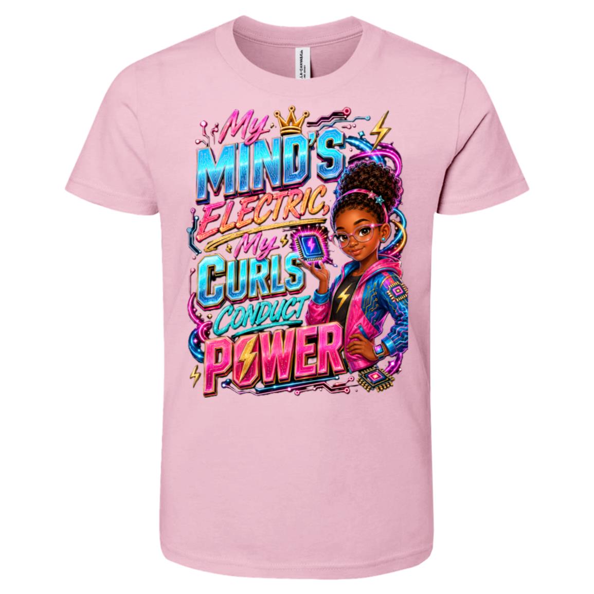 Engineer career tee for girls Ages 10-12 with natural hair pride by Riley's Way