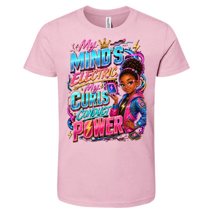 Engineer career tee for girls Ages 10-12 with natural hair pride by Riley's Way