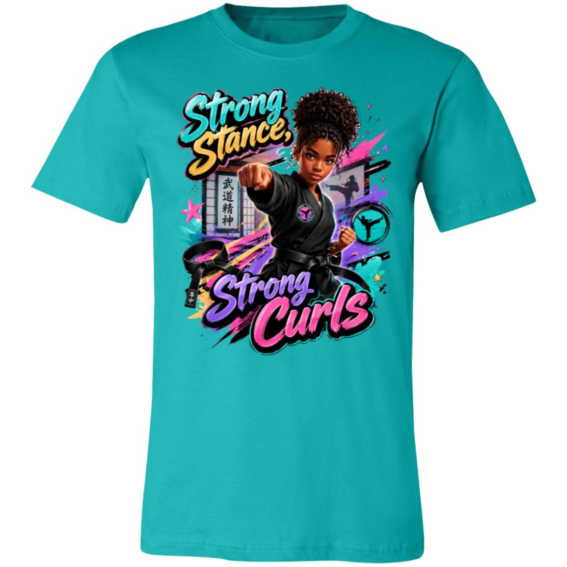Karate career tee for girls Ages 13-16 with natural hair pride by Riley's Way