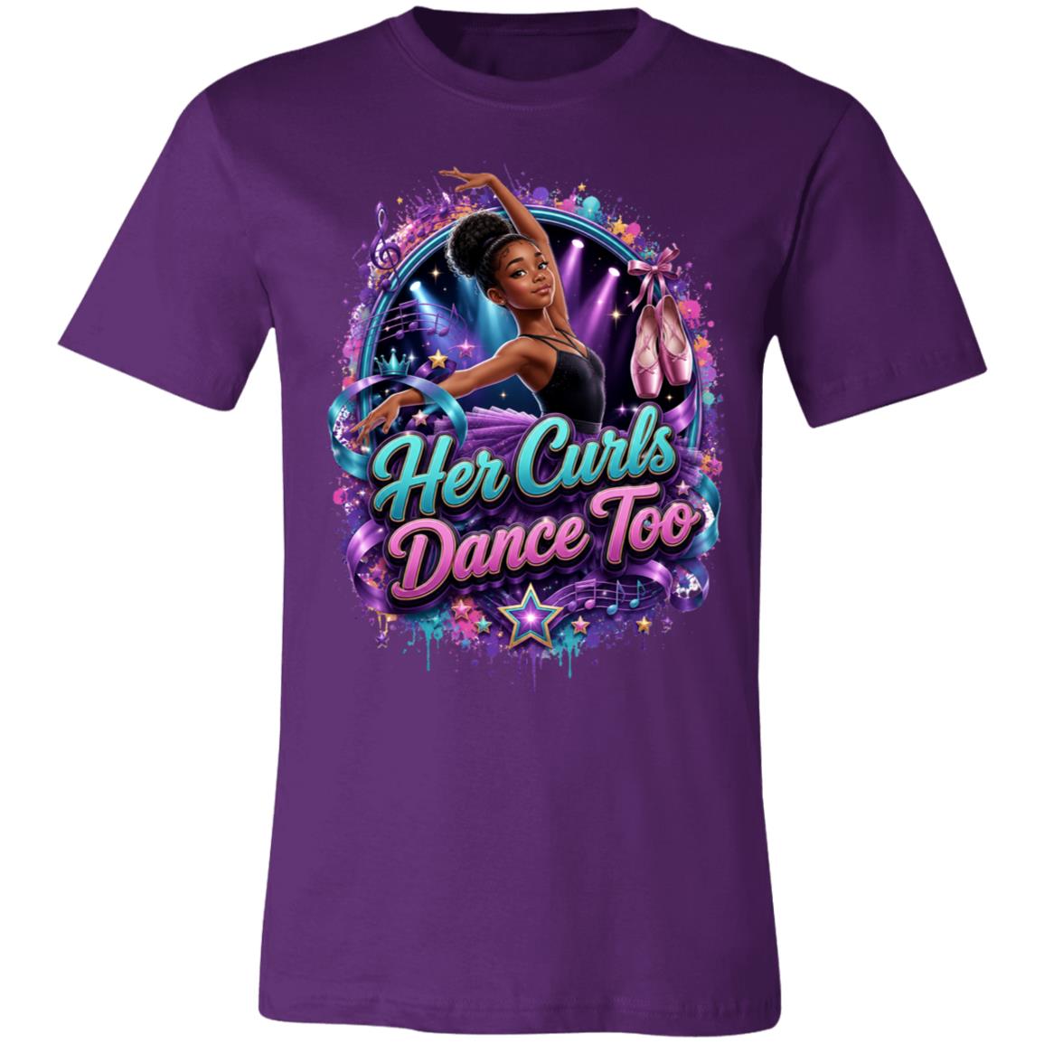 Dancer career tee for girls Ages 13-16 with natural hair pride by Riley's Way