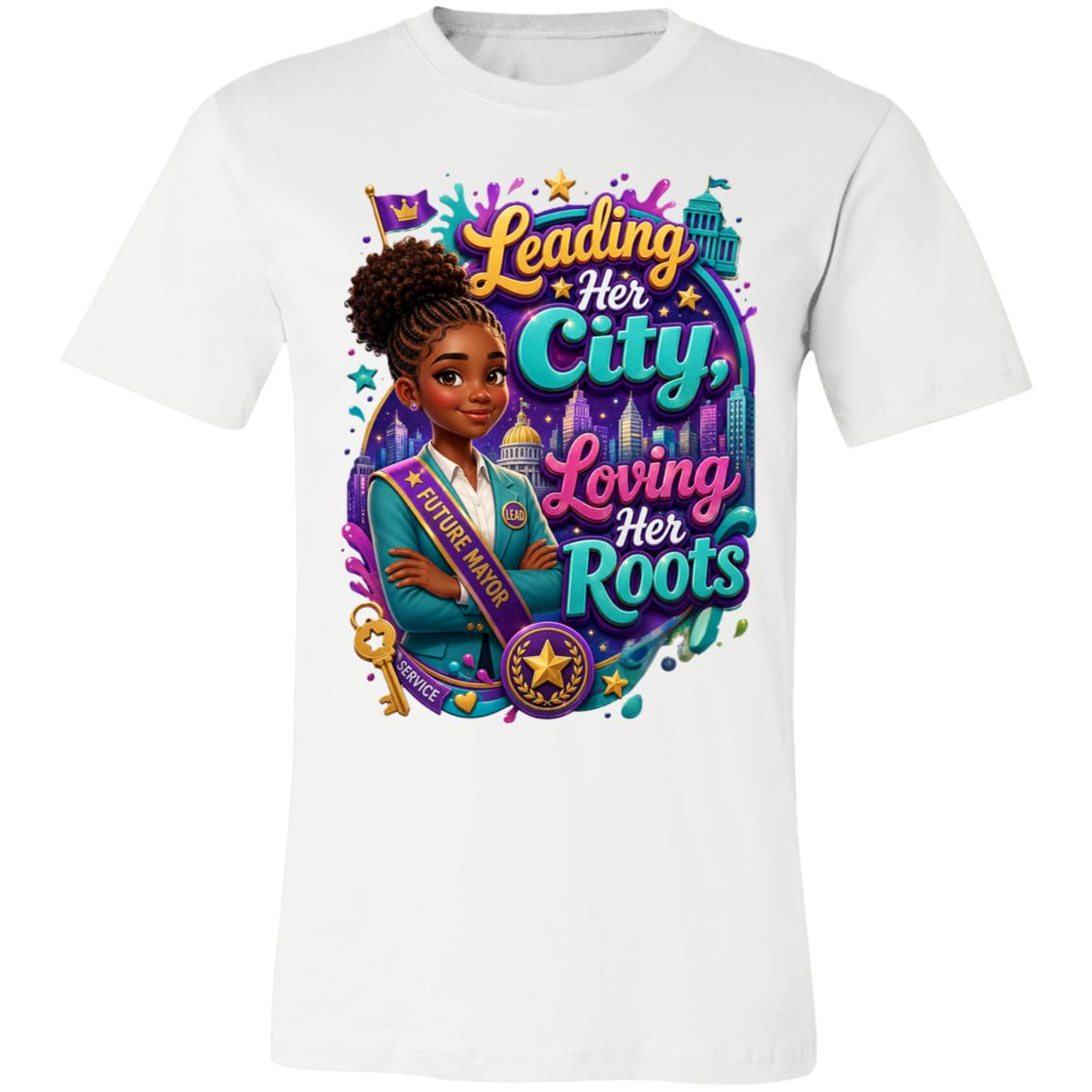 Mayor career tee for girls Ages 13-16 with natural hair pride by Riley's Way