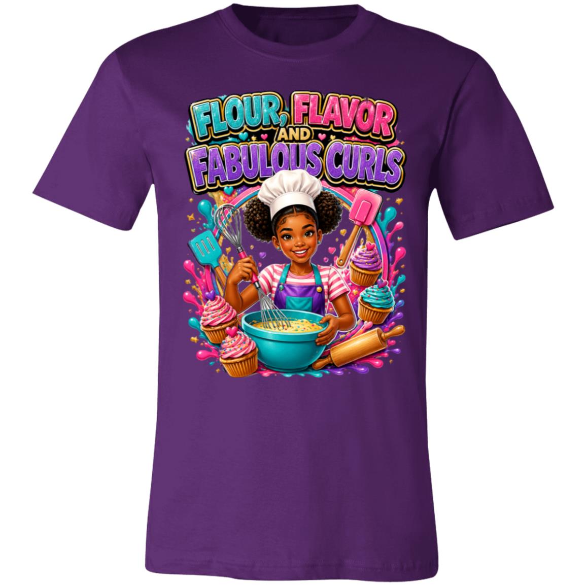 Chef career tee for girls Ages 13-16 with natural hair pride by Riley's Way