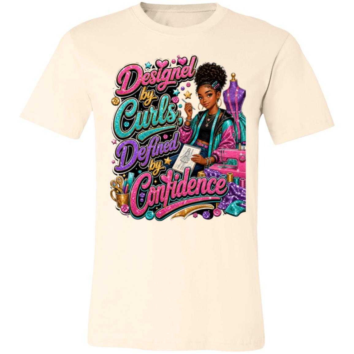 Fashion Designer career tee for girls Ages 13-16 with natural hair pride by Riley's Way