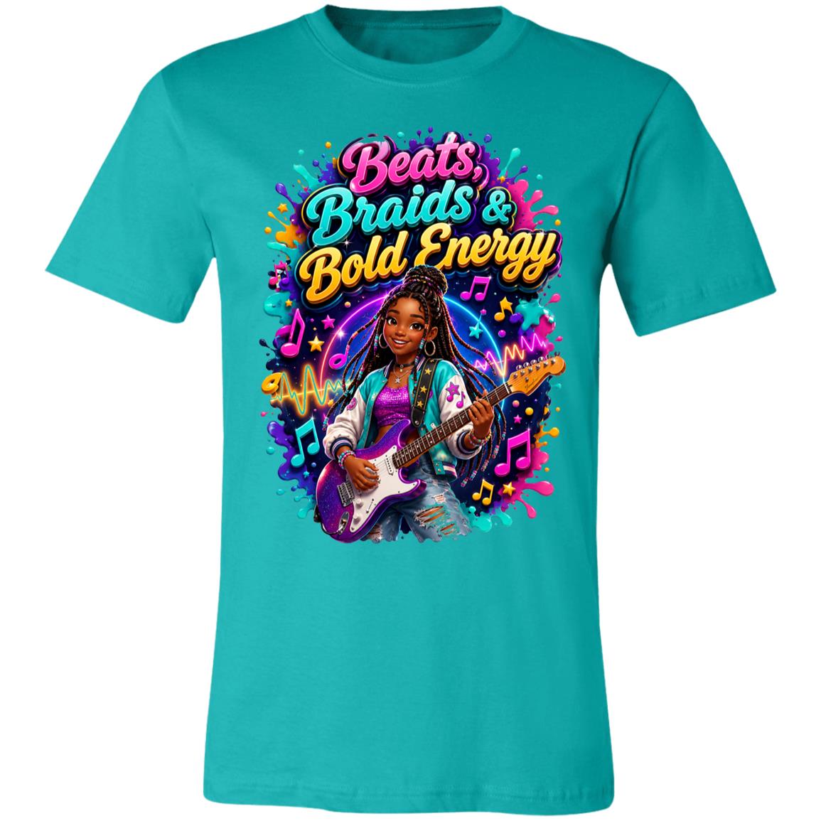Musician/Singer career tee for girls Ages 13-16 with natural hair pride by Riley's Way