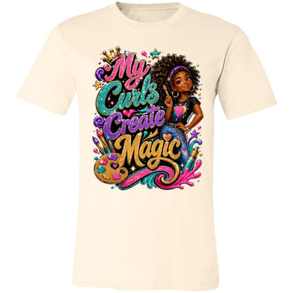 Artist career tee for girls Ages 13-16 with natural hair pride by Riley's Way