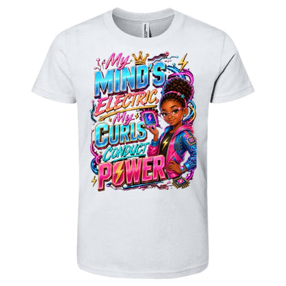 Engineer career tee for girls Ages 10-12 with natural hair pride by Riley's Way