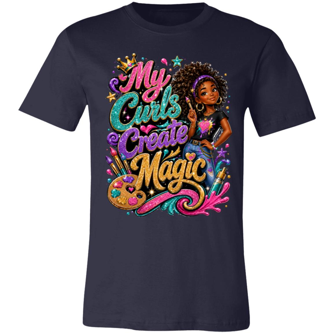 Artist career tee for girls Ages 13-16 with natural hair pride by Riley's Way
