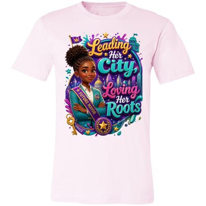 Mayor career tee for girls Ages 13-16 with natural hair pride by Riley's Way