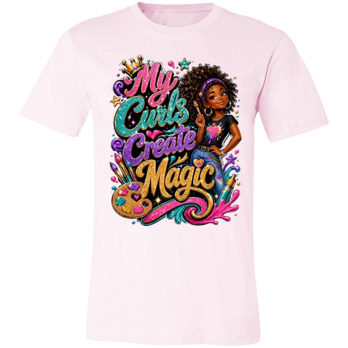 Artist career tee for girls Ages 13-16 with natural hair pride by Riley's Way