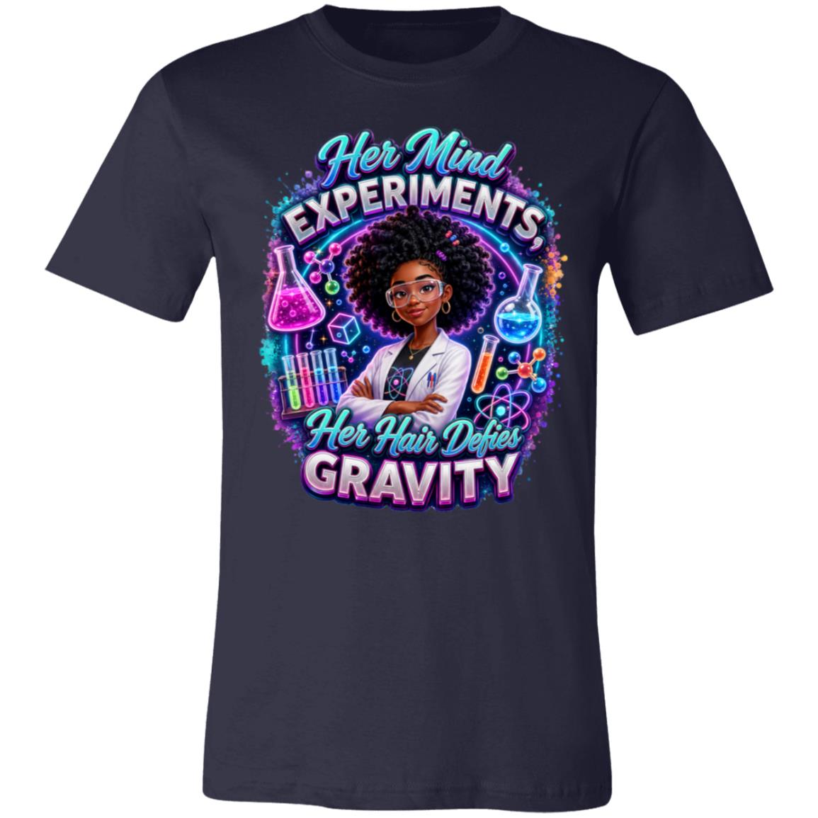 Chemist career tee for girls Ages 13-16 with natural hair pride by Riley's Way