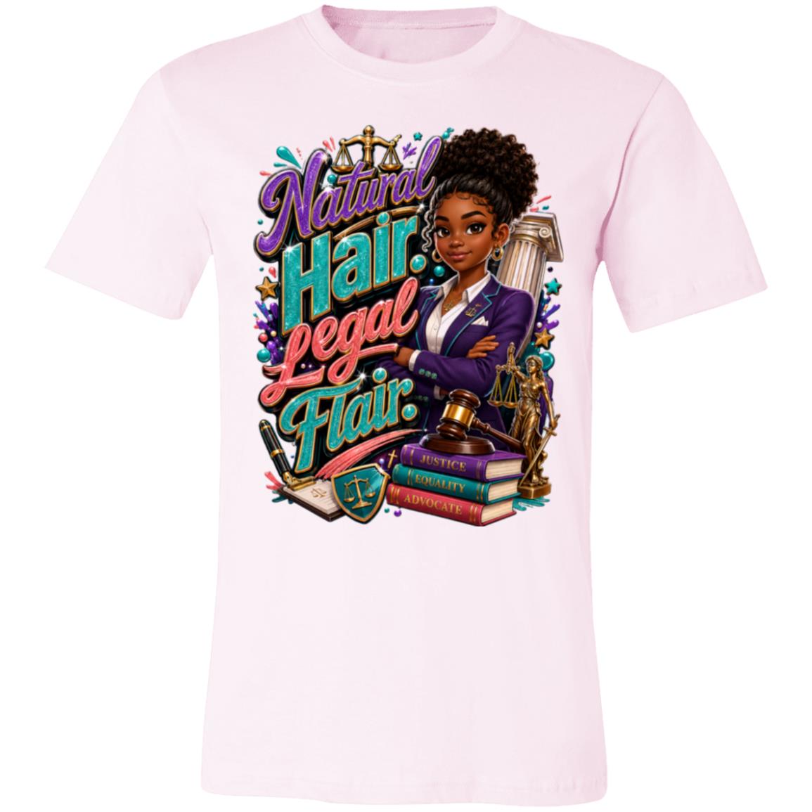 Lawyer career tee for girls Ages 13-16 with natural hair pride by Riley's Way