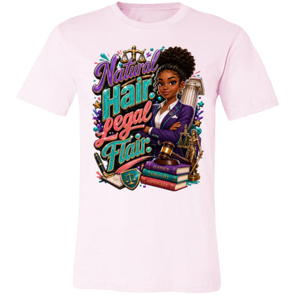 Lawyer career tee for girls Ages 13-16 with natural hair pride by Riley's Way