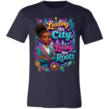 Mayor career tee for girls Ages 13-16 with natural hair pride by Riley's Way