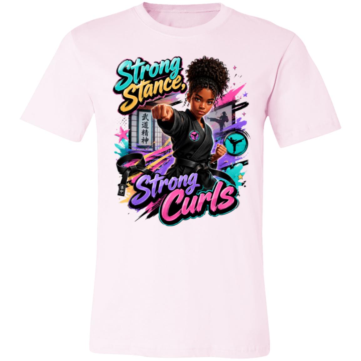 Karate career tee for girls Ages 13-16 with natural hair pride by Riley's Way