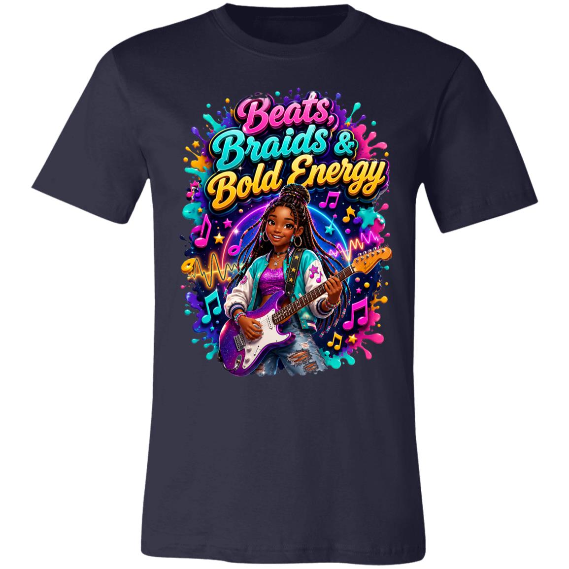 Musician/Singer career tee for girls Ages 13-16 with natural hair pride by Riley's Way