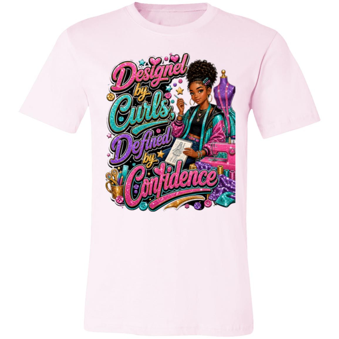 Fashion Designer career tee for girls Ages 13-16 with natural hair pride by Riley's Way