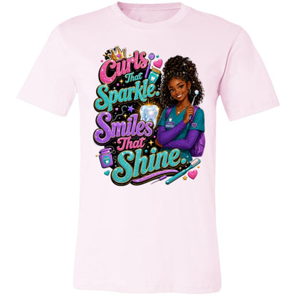 Dentist career tee for girls Ages 13-16 with natural hair pride by Riley's Way