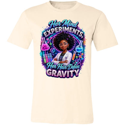 Chemist career tee for girls Ages 13-16 with natural hair pride by Riley's Way